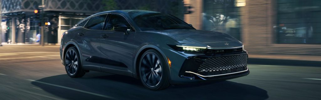 2025 Toyota Crown running on roads