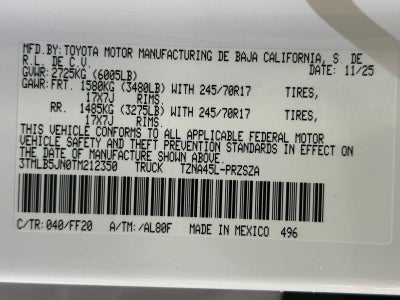 2026 Toyota Tacoma SR5