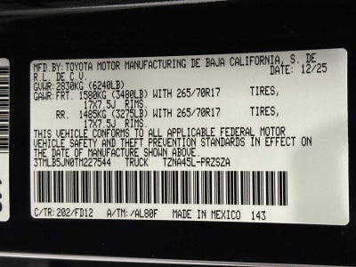 2026 Toyota Tacoma TRD Off-Road