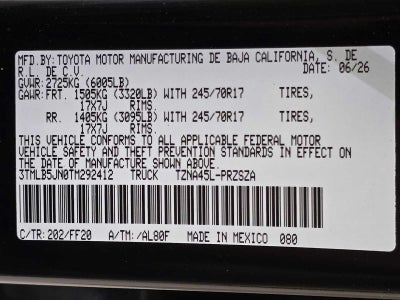2026 Toyota Tacoma SR5