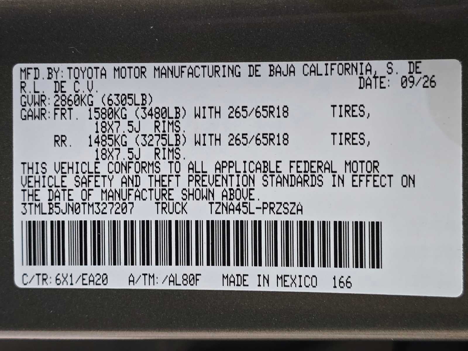 2026 Toyota Tacoma TRD Off-Road