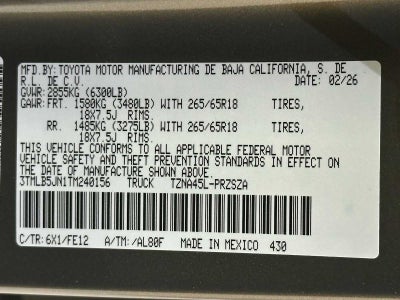 2026 Toyota Tacoma TRD Sport