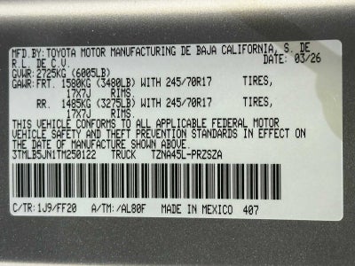 2026 Toyota Tacoma SR5