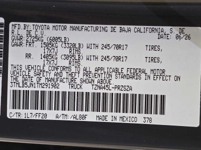 2026 Toyota Tacoma SR5