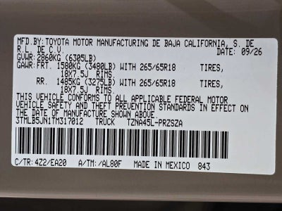 2026 Toyota Tacoma TRD Off-Road