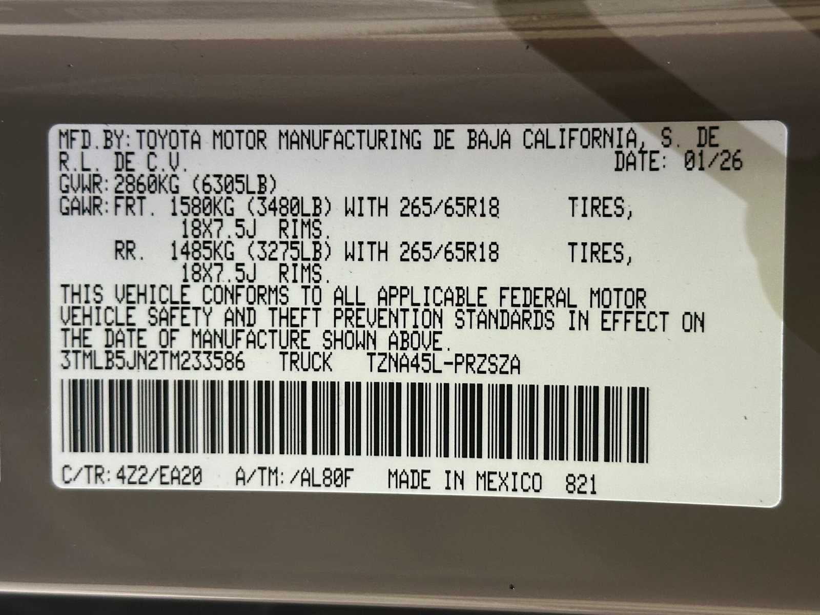 2026 Toyota Tacoma TRD Off-Road