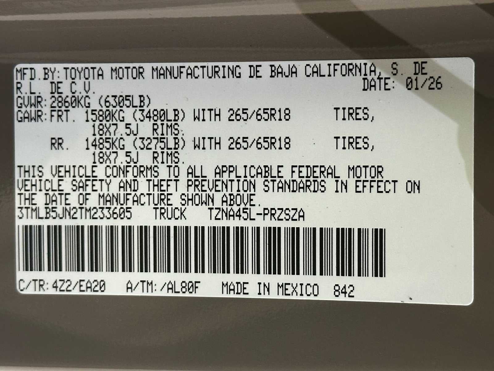 2026 Toyota Tacoma TRD Off-Road