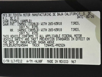 2026 Toyota Tacoma TRD Sport