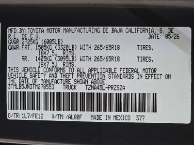 2026 Toyota Tacoma TRD Sport