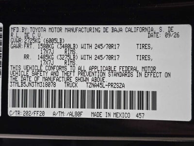 2026 Toyota Tacoma SR5