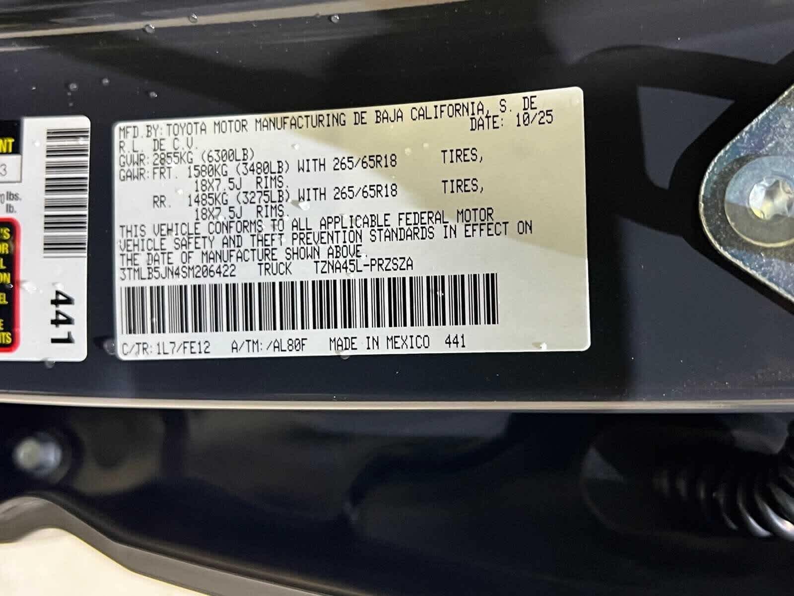 2025 Toyota Tacoma TRD Sport