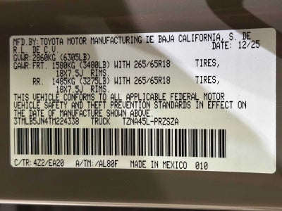 2026 Toyota Tacoma TRD Off-Road