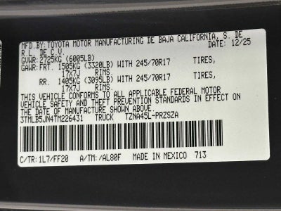 2026 Toyota Tacoma SR5