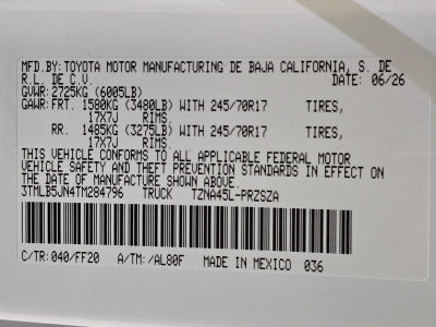 2026 Toyota Tacoma SR5