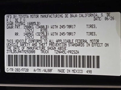 2026 Toyota Tacoma SR5