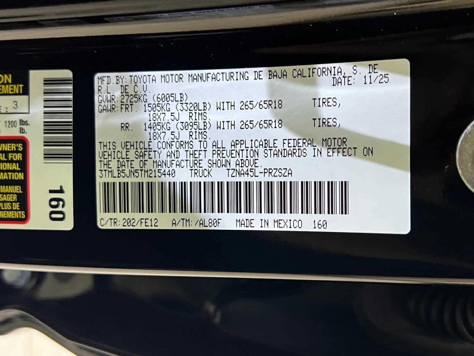 2026 Toyota Tacoma TRD Sport