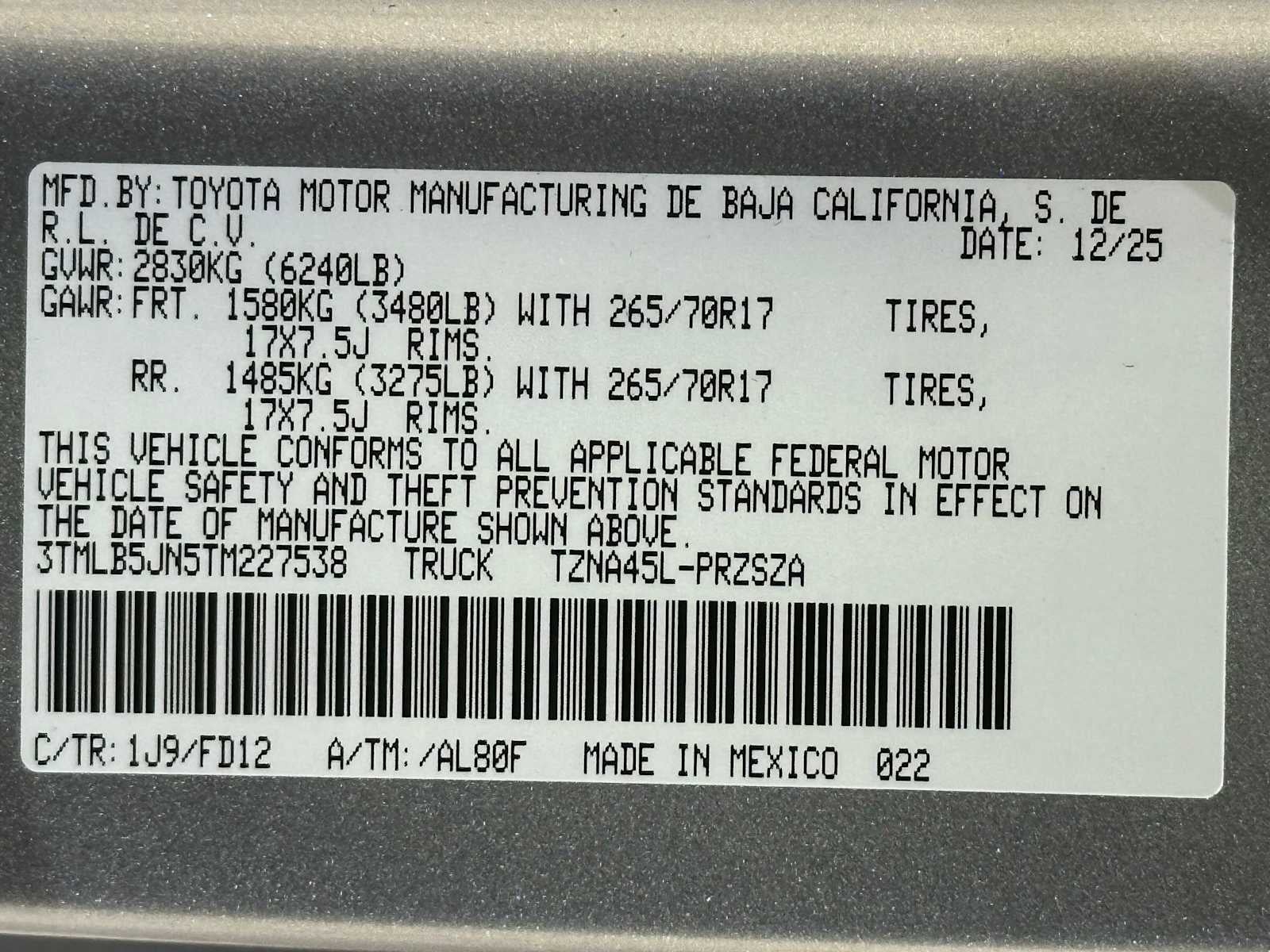 2026 Toyota Tacoma TRD Off-Road