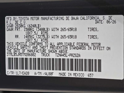 2026 Toyota Tacoma TRD Off-Road