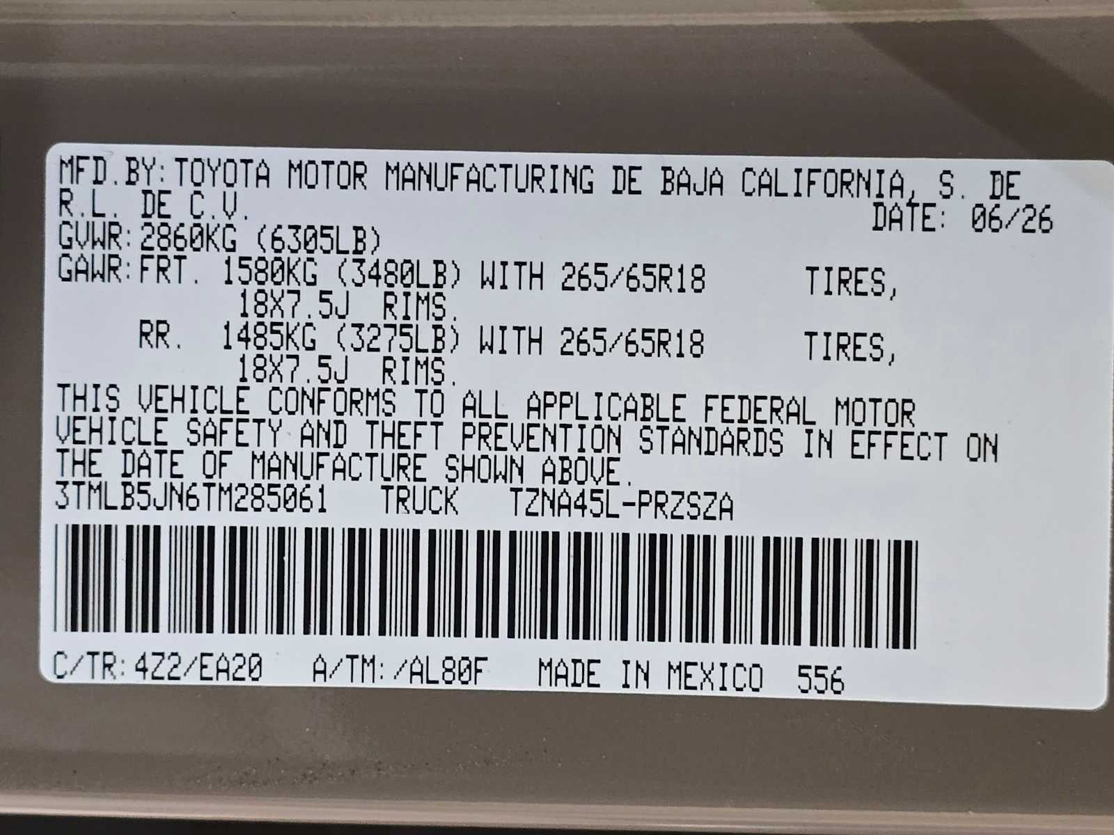 2026 Toyota Tacoma TRD Off-Road