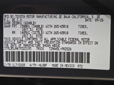 2026 Toyota Tacoma TRD Off-Road