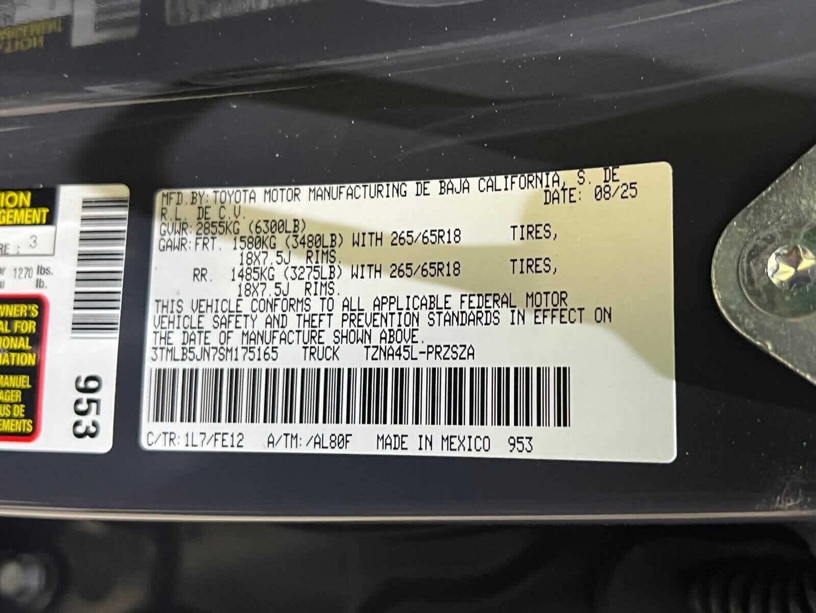 2025 Toyota Tacoma TRD Sport