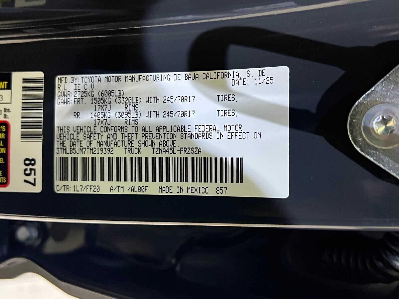 2026 Toyota Tacoma SR5