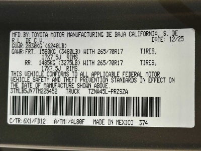 2026 Toyota Tacoma TRD Off-Road