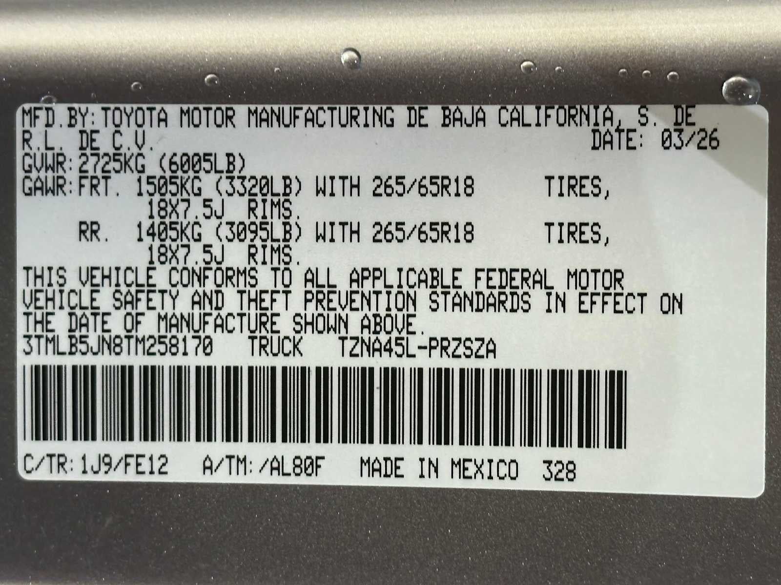 2026 Toyota Tacoma TRD Sport