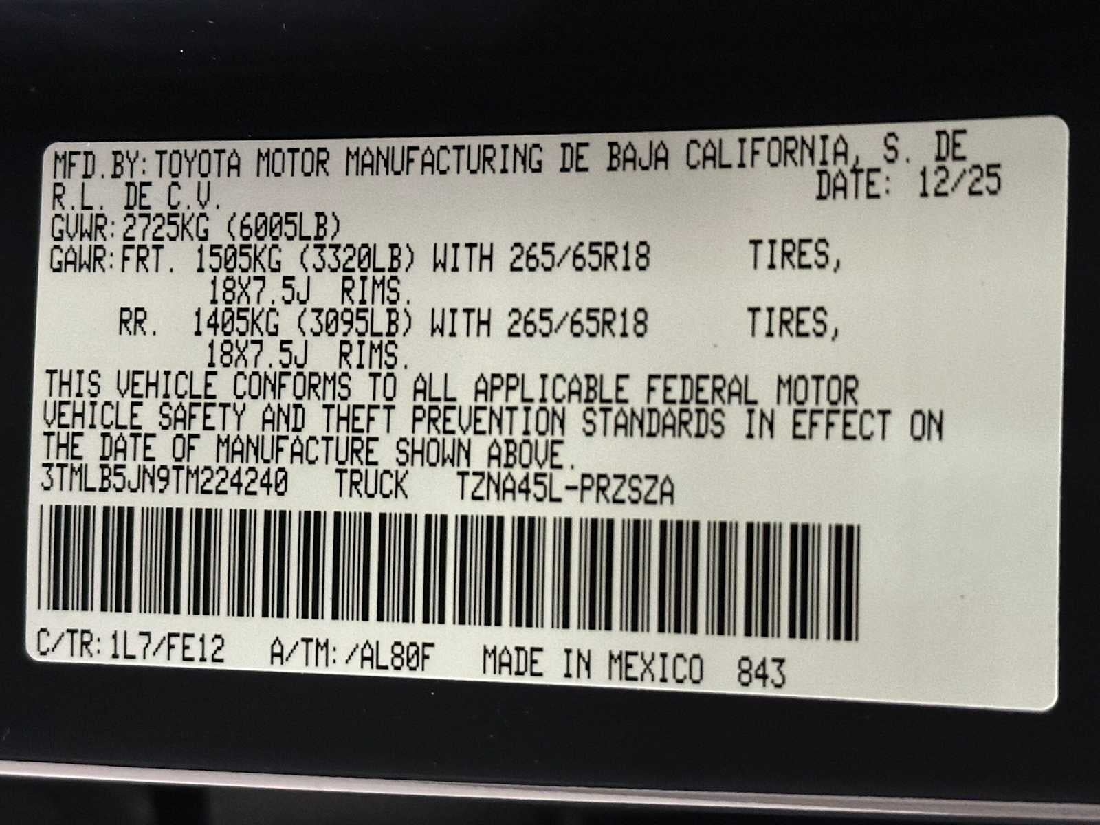 2026 Toyota Tacoma TRD Sport