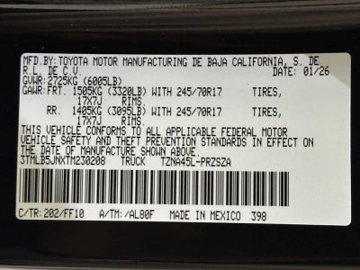 2026 Toyota Tacoma SR5