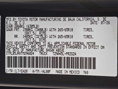 2026 Toyota Tacoma TRD Off-Road