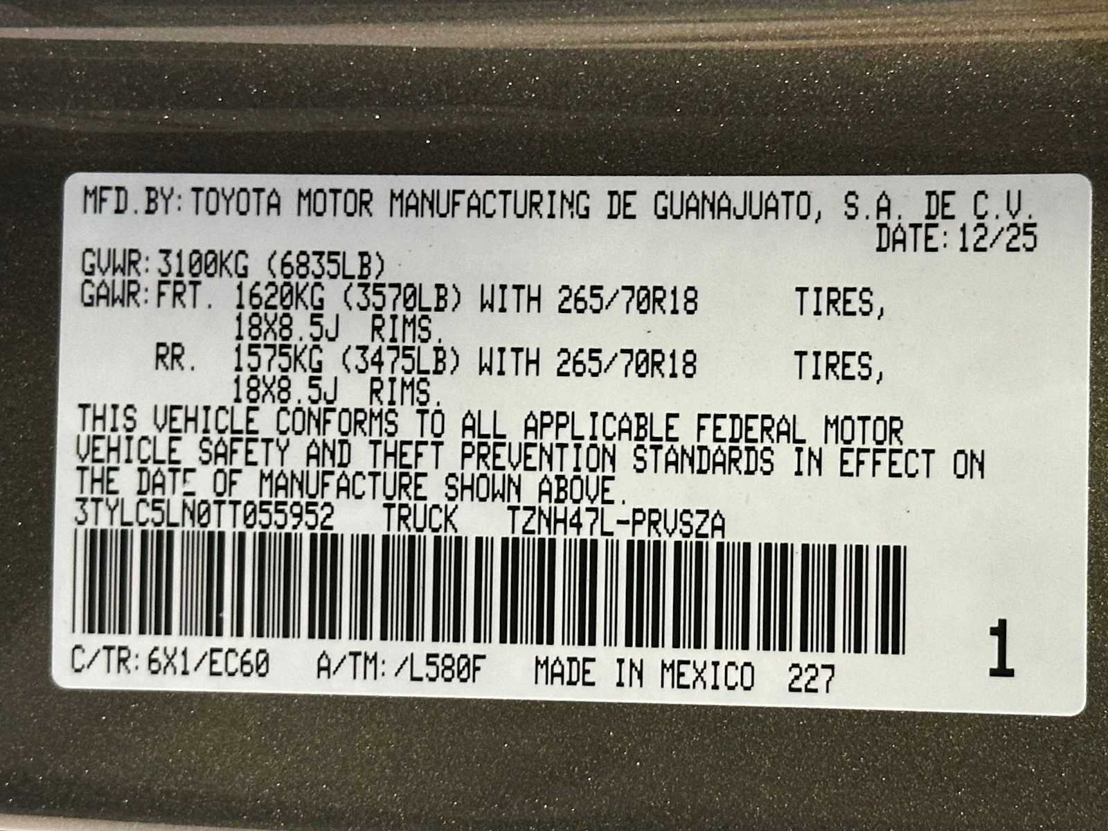 2026 Toyota Tacoma i-FORCE MAX Trailhunter