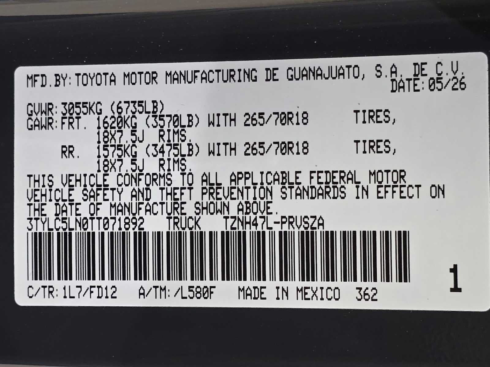 2026 Toyota Tacoma i-FORCE MAX TRD Off-Road i-FORCE MAX