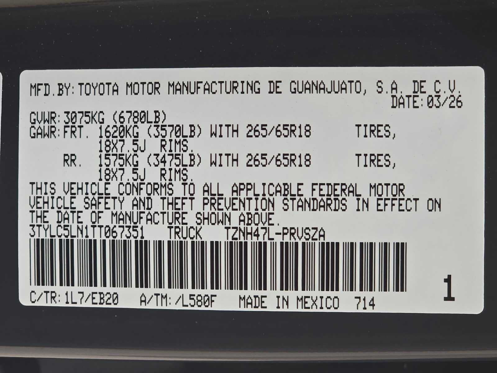 2026 Toyota Tacoma Limited Hybrid