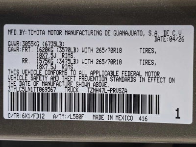 2026 Toyota Tacoma i-FORCE MAX TRD Off-Road i-FORCE MAX