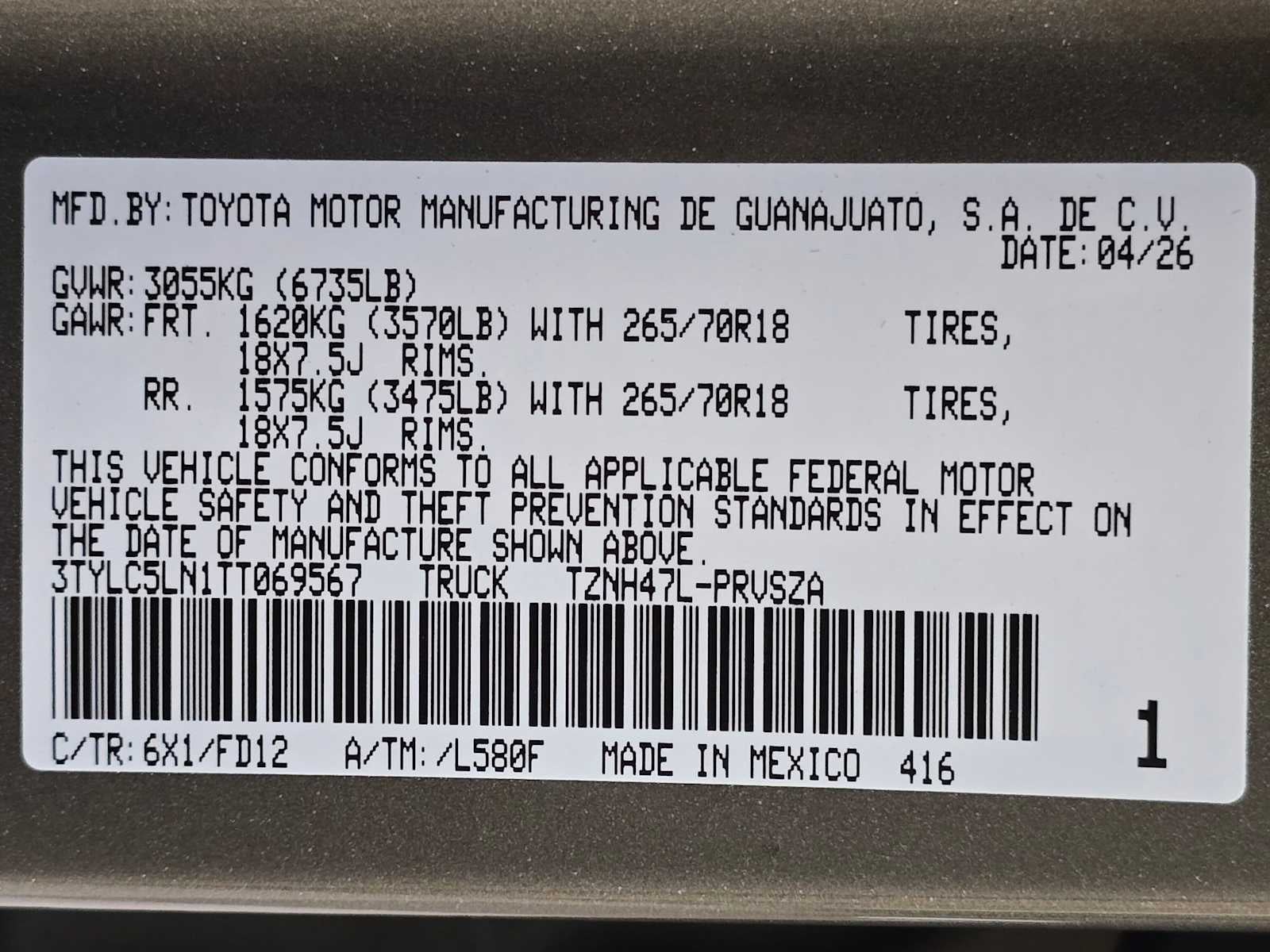 2026 Toyota Tacoma i-FORCE MAX TRD Off-Road i-FORCE MAX