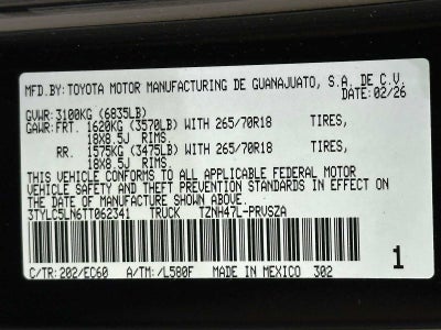 2026 Toyota Tacoma i-FORCE MAX Trailhunter