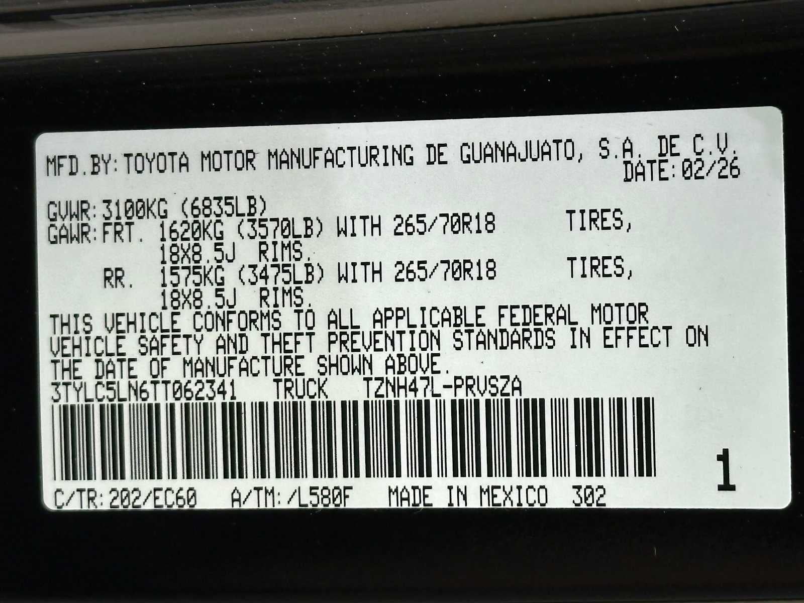 2026 Toyota Tacoma i-FORCE MAX Trailhunter