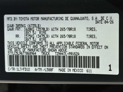 2026 Toyota Tacoma TRD Off Road Hybrid