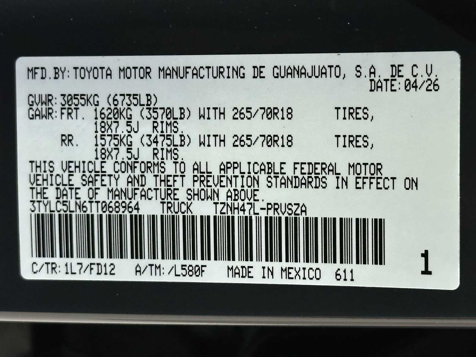 2026 Toyota Tacoma TRD Off Road Hybrid