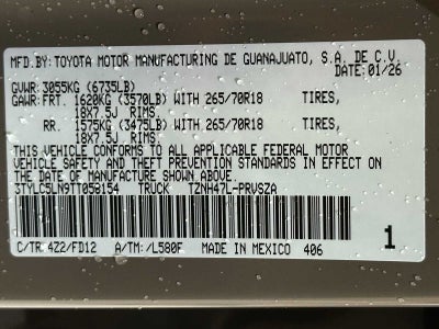 2026 Toyota Tacoma i-FORCE MAX TRD Off-Road i-FORCE MAX