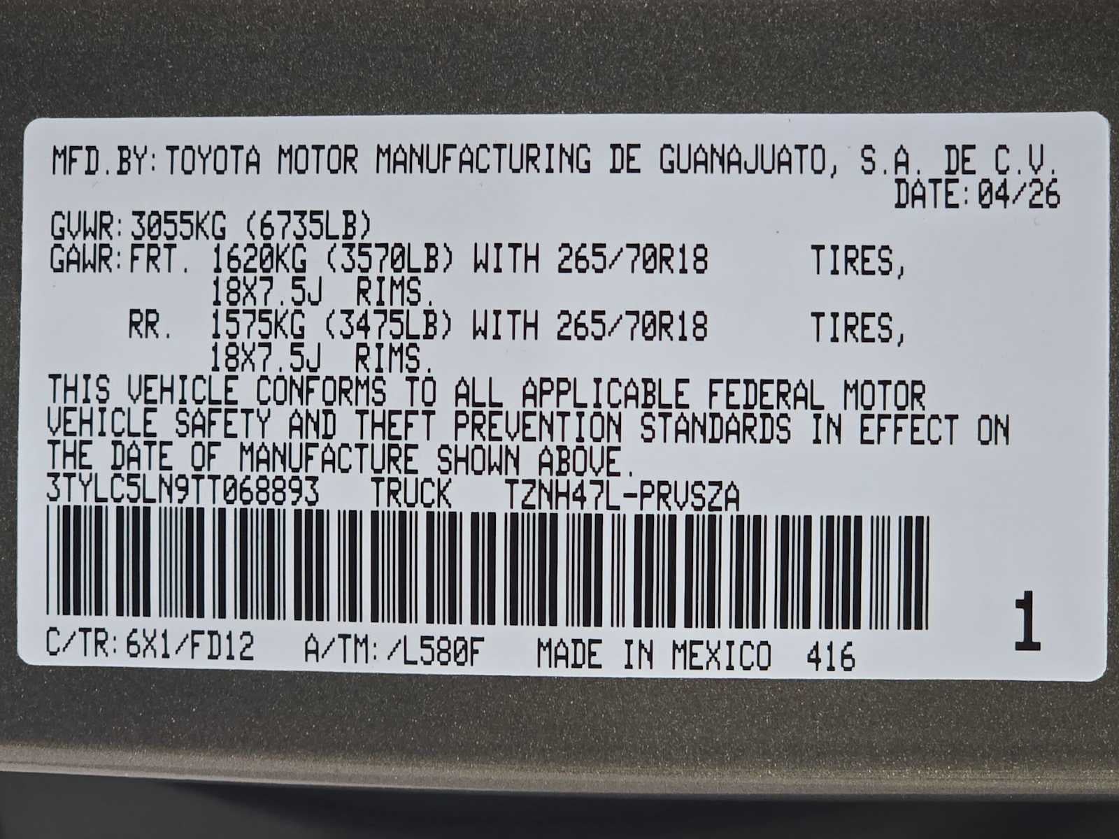 2026 Toyota Tacoma TRD Off Road Hybrid