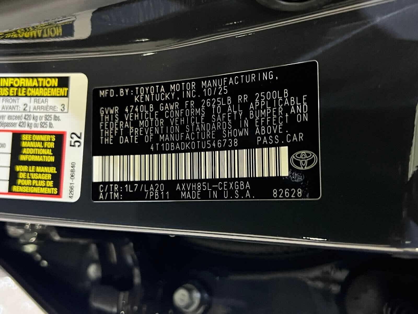 2026 Toyota Camry XLE