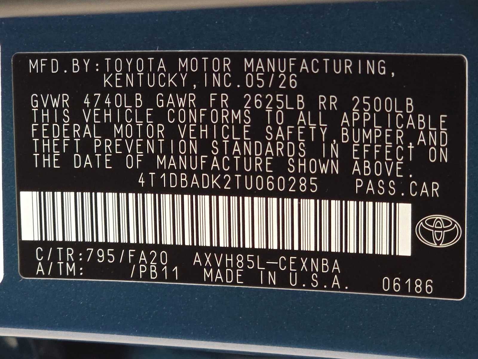 2026 Toyota Camry LE
