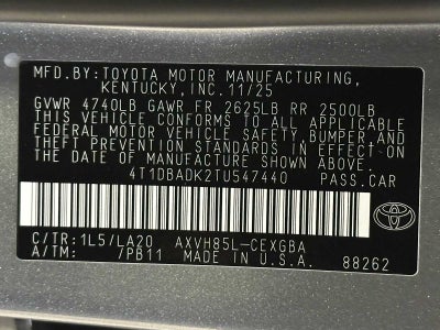 2026 Toyota Camry XLE