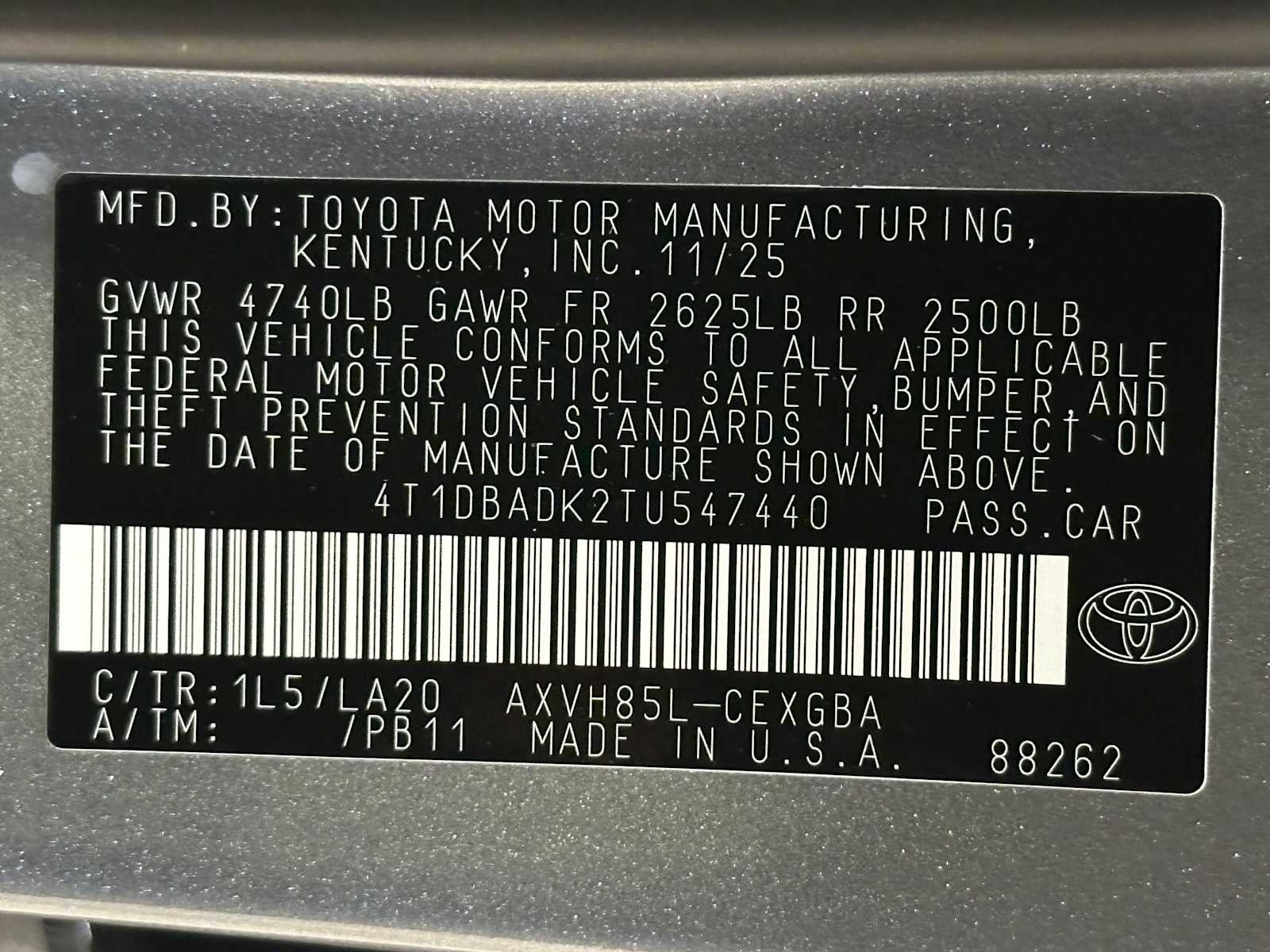 2026 Toyota Camry XLE