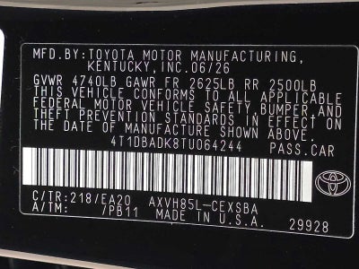 2026 Toyota Camry Nightshade