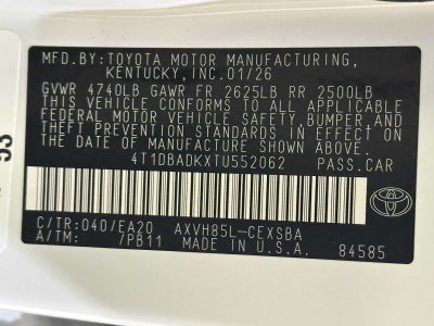 2026 Toyota Camry Nightshade