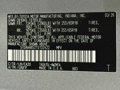 2026 Toyota Grand Highlander XLE