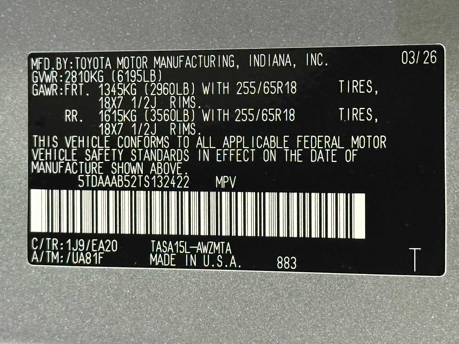 2026 Toyota Grand Highlander XLE